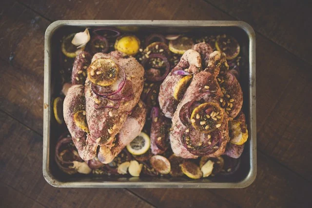 Ilustrasi sheet pan chicken and vegetables dinner recipe